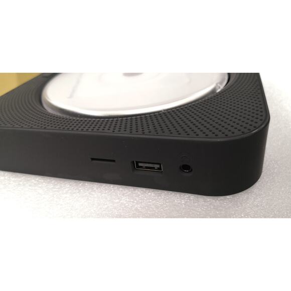 Black Wall Mountable CD Player w/FM Radio USB MP3 Bluetooth No. KC-909 w Remote - Picture 4 of 11